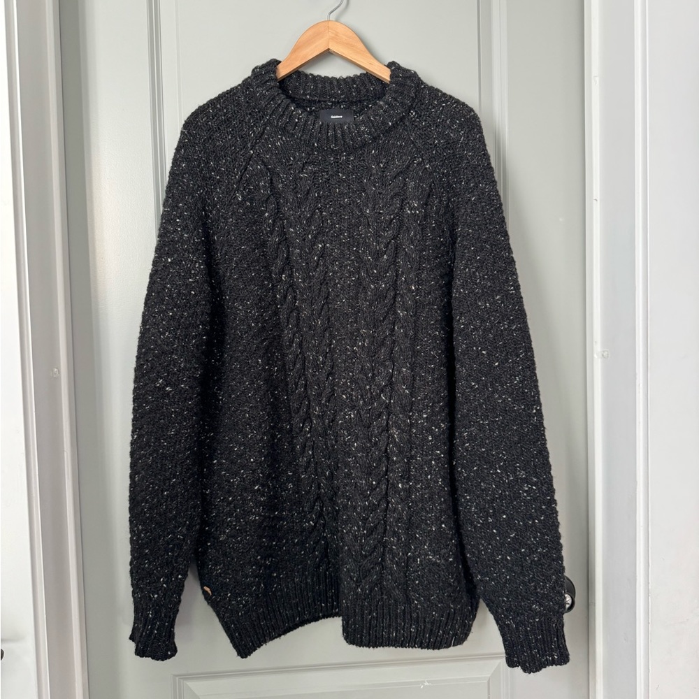 Finisterre Cabet Heavyweight Wool CableKnit Jumper/ fisherman’s Sweater - Picture 2 of 10